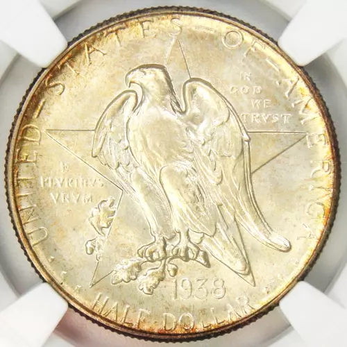 1938-D Texas Half Dollar 50C - Certified NGC MS67+ Plus Grade - $3100 NGC Value!