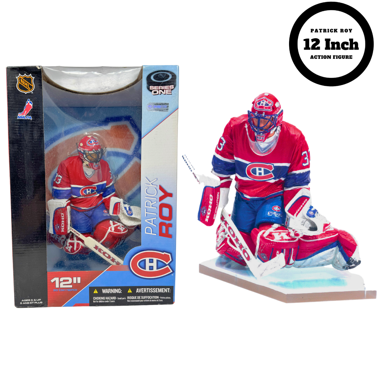 希少❤️マクファーレン　NHL ゴーリー　R.トゥーレク‼️ Mcfarlane NHL Patrick Roy Montreal Canadiens (Red) Jersey 12