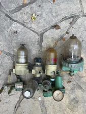 Lot Industrial Plant Air Control Handler Equipment- Ross Watts Numatics Morgren