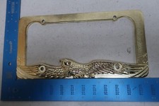 License Plate Frame Bald Eagle Usa Pride Bird Gold Metal Auto Holder F9 License Plate Frame Bald Eagle Usa Pride Bird Gold Metal Auto Holder F9