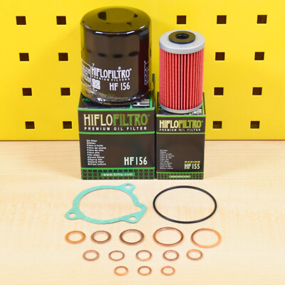 Ölfilter Ölwechsel Set Satz HF155 HF156 Kit Für: KTM LC4 400 620 625 640 660