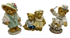 3 Cherished Teddies Members Only Vivienne, Bernard  Bernice  Eleanor P. Beary