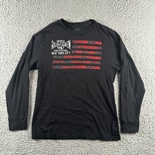 Polo Ralph Lauren Long Sleeve Shirt Boys Large Black Graphic Print