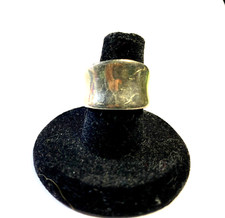 Sterling Silver Band Ring Size 6.5 Stamped 925 weighs 10 grams