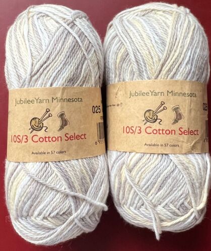 Jubilee Yarn Minnesota IOS/3 Cotton Select Yarn #025 MILKSHAKE, 2 skeins - Photo 1/3