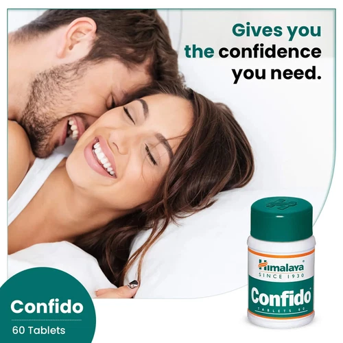 Confido by Himalaya for Super men wellness Pack (60 tablets) , Long Exp