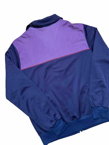 VTG 1980's Nike Blue Tag Track Jacket Grid Made In UK OG Rare Coat Full Zip 80s - Picture 8 of 9