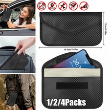Faraday Bag Cell Phone Wallet Blocker RFID Signal Blocking Shielding Pouch