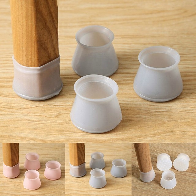 16PCS Silicone Chair Furniture Leg Feet Protection Table Cap Cover Pad
