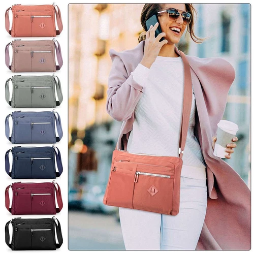 Waterproof Messenger Cross Body Ladies Handbag Shoulder Bag Womens Large Purse