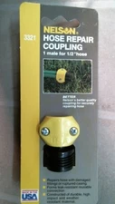 Nelson 3321 Male 1/2" Hose Repair Coupling, FREE SHIPPING
