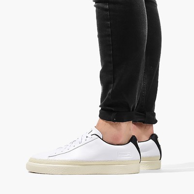 puma suede trim black