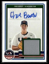 2023 Panini Stars & Stripes USA Baseball #SM-CB Chase Bentley /200