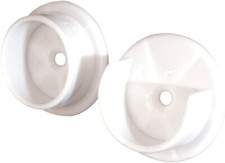 Shower Curtain Tension Rod Socket Laundry Room Closet Shelf Pole Holder Brackets