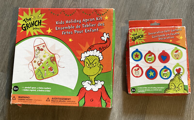 Dr Suess The Grinch Christmas  Apron/Garland  Kit  NEW