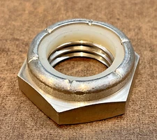 Nylon Insert Hex Locknut 304SS   1-1/8" x 7 Thread   Low Profile   (S)