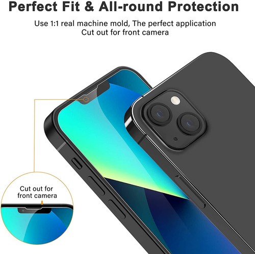 Vitre Protecteur Ecran Film Protection 3D Verre Trempé pour iPhone 13 Pro Max - Photo 4 sur 6