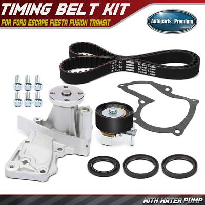 7x Timing Belt Kit w/ Water Pump for Ford Escape Fiesta Fusion Transit Connect