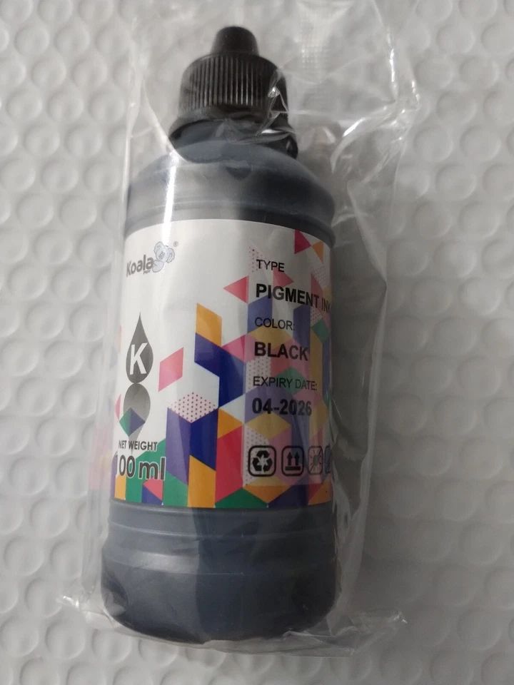 100 ML Koala Refill Black PIGMENT Ink for OFFICE JET PRO HP 8715 Printers - Image 3 of 4