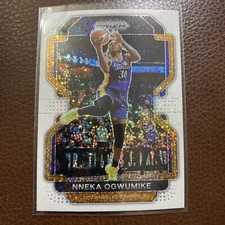 2022 Panini Prizm WNBA Nneka Ogwumike #92 White Sparkle Los Angeles Sparks