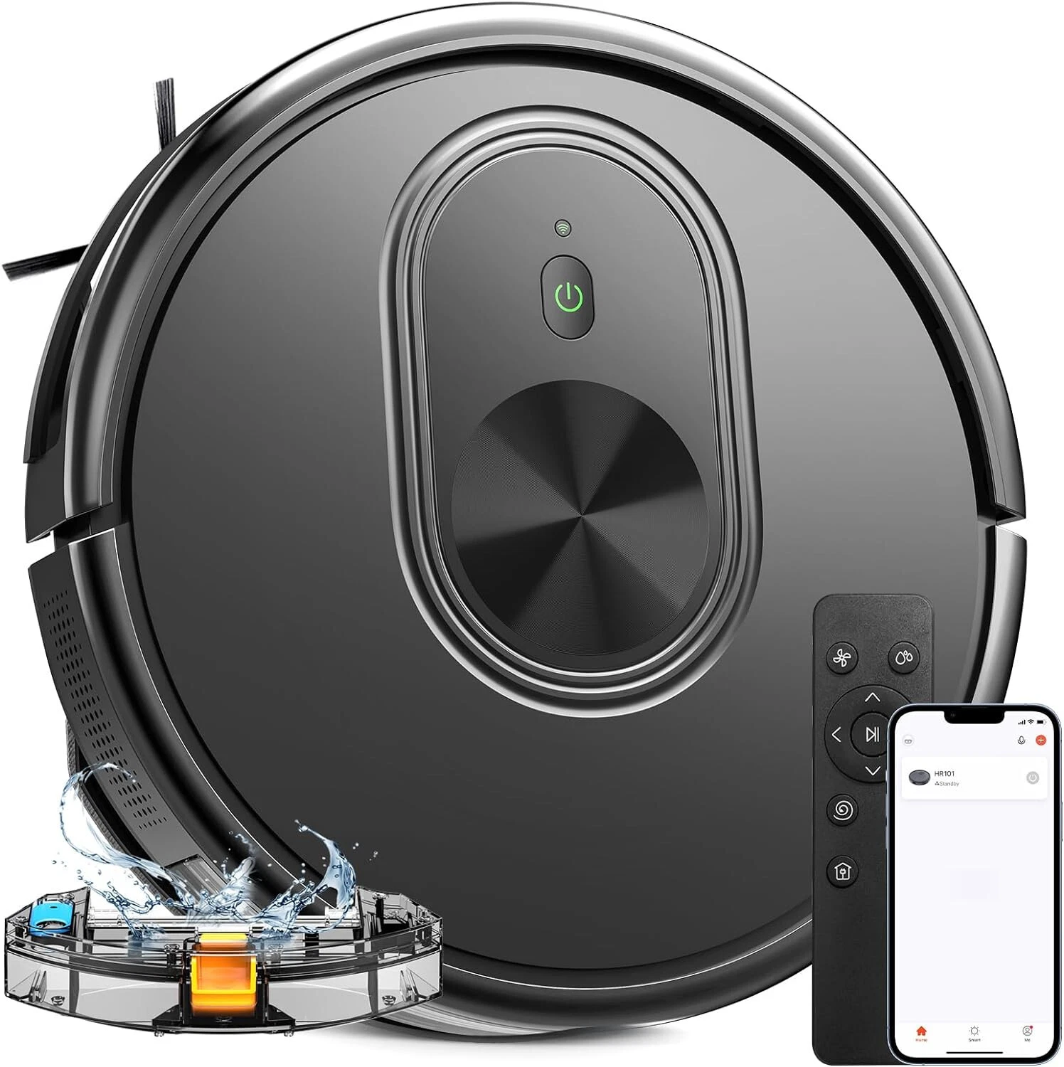 XIEBro Robot Vacuum and Mop Combo, 3 in 1 Mopping Robotic Vacuum with Schedule