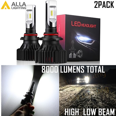 9012 LED Headlight High Low Beam Bulb for W/ projector-type RAM 1500 2500 3500