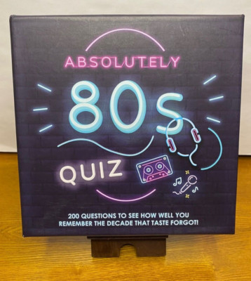 ABSOLUTELY 80's QUIZ GAME-200 Questions To See How Well You Remember The 80's!