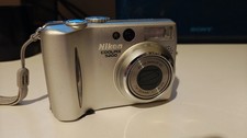 Nikon Digital Camera Coolpix 5200 5.1MP Silver Untested