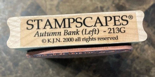 Stampscapes Autumn Bank (Left) 213G and Autumn Brook 212G Stamps Lot - Bild 7 von 7