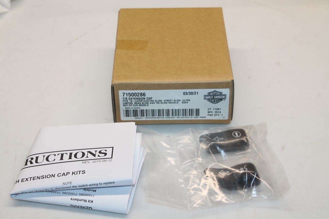 Extensions de bouton de clignotant Harley Davidson 71500286 pour un acces facile