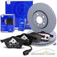 Ate Bremsscheiben +Ceramic BelÄGe Vorne FÜR Audi A3 Seat Leon 1M Skoda Vw Golf 4
