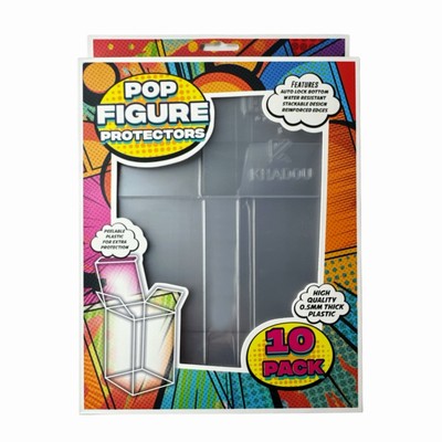 10er Pack Schutzhüllen für 4'' Kompatibel mit Funko POP! 0,5 mm Stapelbar & Klar
