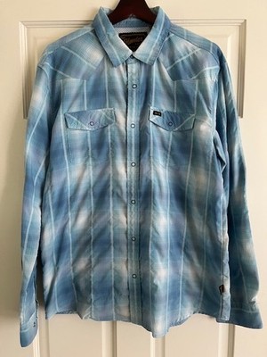 Howler Bros H Bar B Tech Snap Long Sleeve Mens Medium