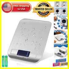 Precision Digital Kitchen Scale - 0.1g Accuracy, 11lb Capacity - Sleek  Compact