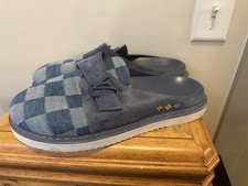 Louis Vuitton Easy Mule Virgil Abloh Damier Pattern Men LV 11 US 12 Clog