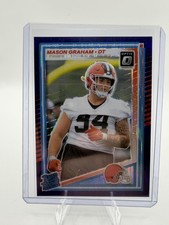 2025 Donruss Optic Mason Graham Purple Shock Prizm Rated Rookie Card #206