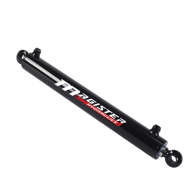 Hydraulic Cylinder Welded Double Acting 2.5'' Bore 24'' Stroke Swivel Ball/Eye