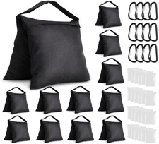 12 Packs Sandbags Weight Bags for Light Stand Photography Video Support, Heav...