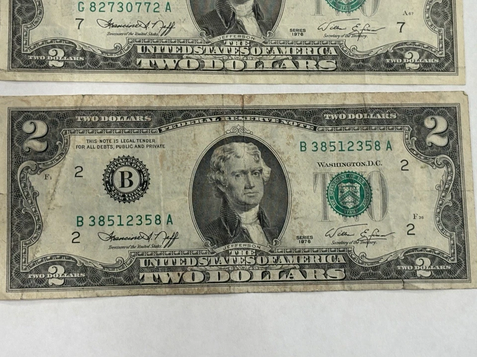 3~US~1976 $2 Dollar Bill/Notes - Image 4 of 4