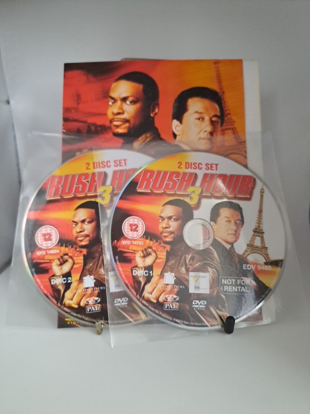 Rush Hour 3 DVD Action & Adventure (2007) Jackie Chan Disc And Paper Cover Only