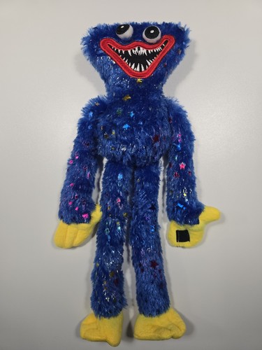 Huggy Wuggy, 400mm, Blue Glitter Plush. Lovely Clean Condition!