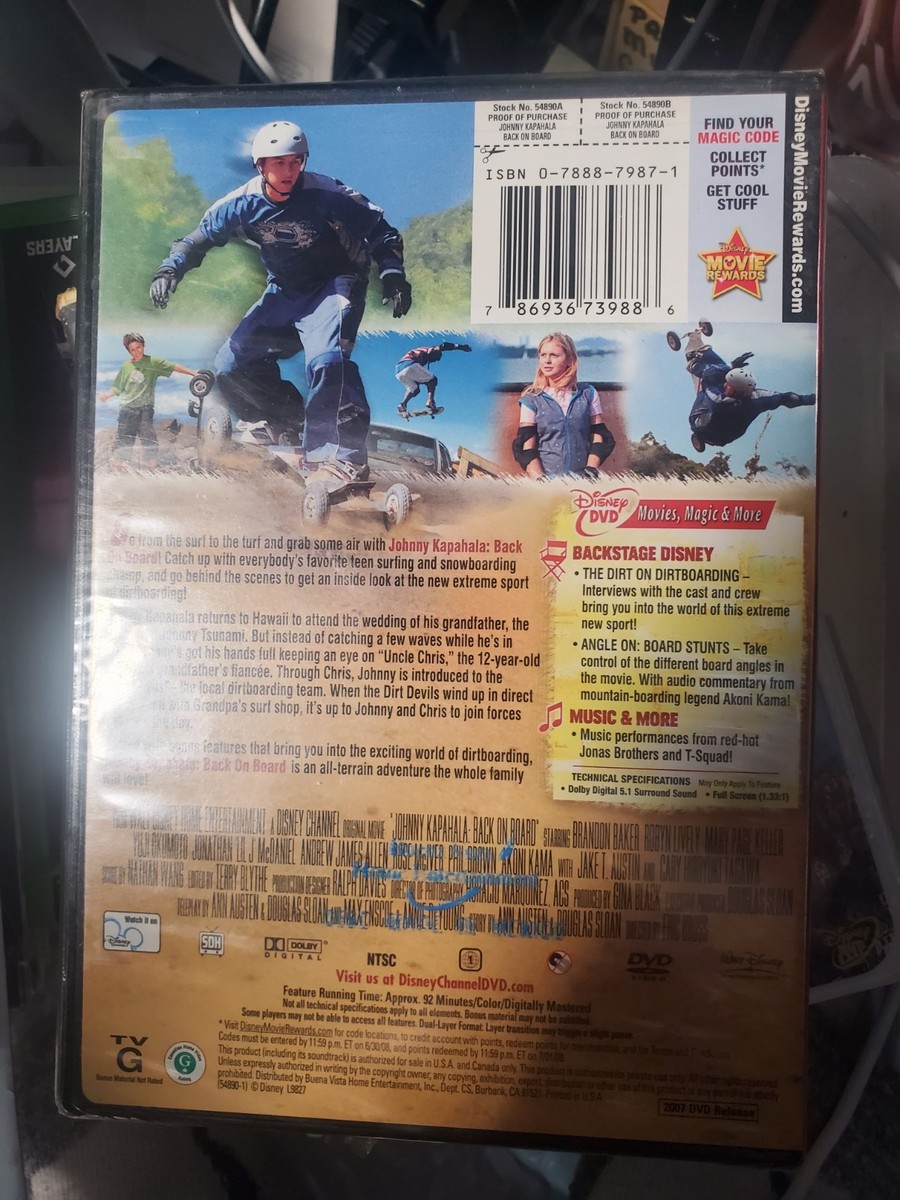 Johnny Kapahala: Back on Board (DVD, 2007) for sale online | eBay