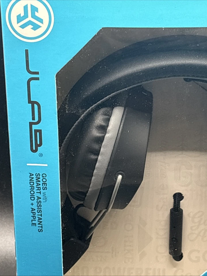 Auriculares con cable JLAB Audio Neon On-Ear negros, ¡caja sellada! Foto 2 de 4