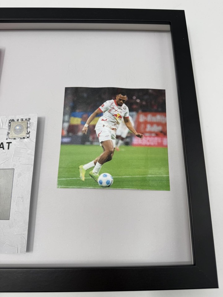 Captain's Armband Lois Openda Signed In Frame RB Leipzig Autograph ...