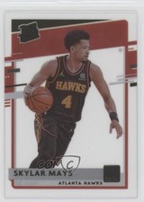 2020-21 Panini Clearly Donruss Rated Rookie Gold Skylar Mays #53 02v3