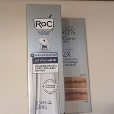 RoC Derm Correxion Lip Volumizer Clear Hyaluronic Acid Pro-Collagen 0.34 fl oz