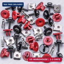 15 Sets T30 Engine Splash Shield Guard Undertray Cover Screws Bolt Nut Clip Kit