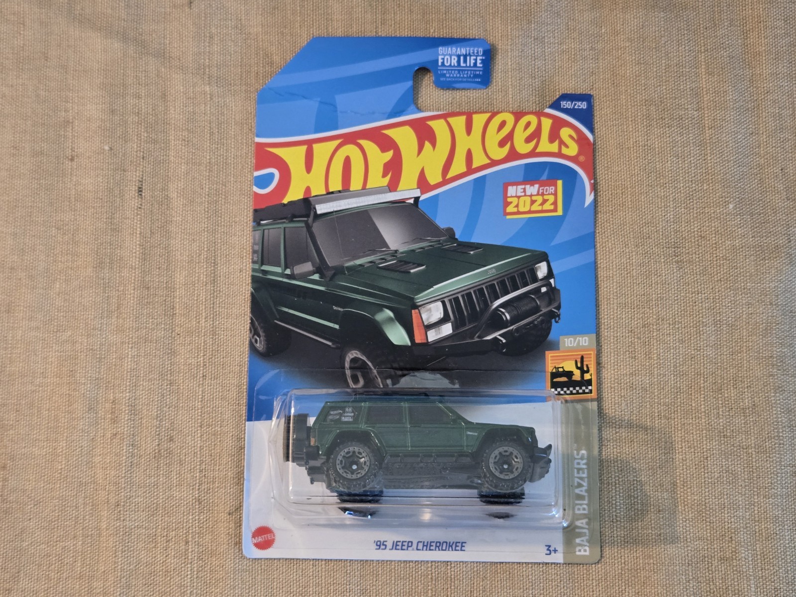 Hot Wheels 2022 Baja Blazers Green ‘95 Jeep Cherokee #150 A21 Sealed Box XJ 🔥