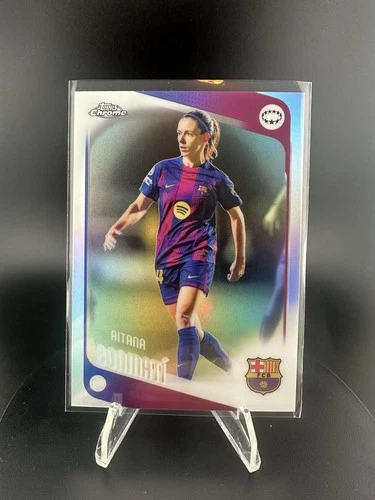 2025-26 TOPPS CHROME UEFA WOMEN'S CHAMPIONS LEAGUE REFRACTOR AITANA BONMATI #14