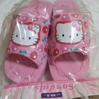 Hello Kitty Pink Cherry Sandalen 23,5 cm Vintage Sanrio ungeöffnet...